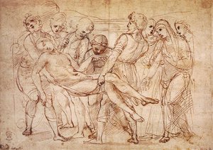 Study for the Entombment by Raffaello Sanzio Raphael